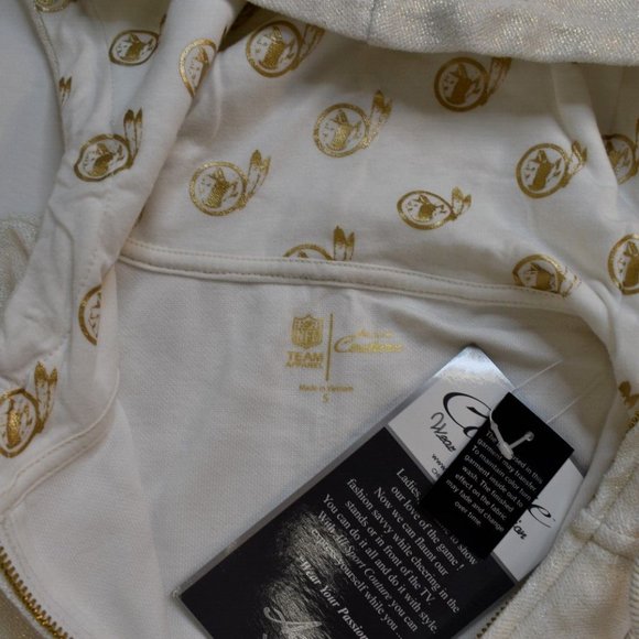 All Sport Couture Womens NFL Washington Redskins Play Action Hoodie New - Picture 8 of 9